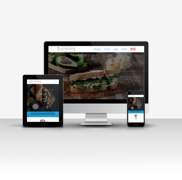 Online Yemek Siparişi ve Restuarant Teması V1